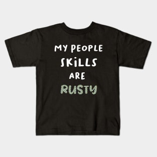 Supernatural Castiel People Skills Kids T-Shirt